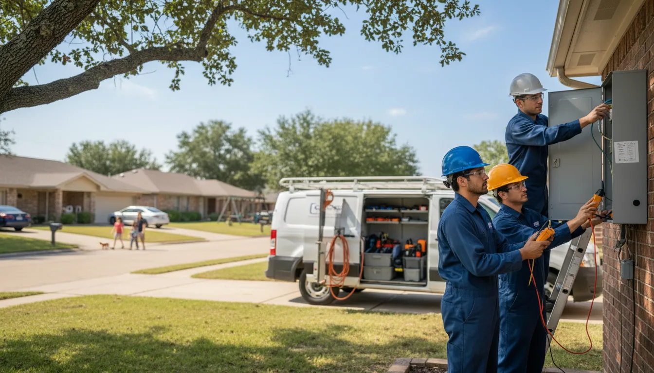 Certified electrician providing emergency electrical services in Crawfordsville, AR